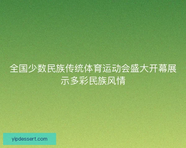 全国少数民族传统体育运动会盛大开幕展示多彩民族风情 全国少数民族传统体育运动会盛大开幕展示多彩民族风情